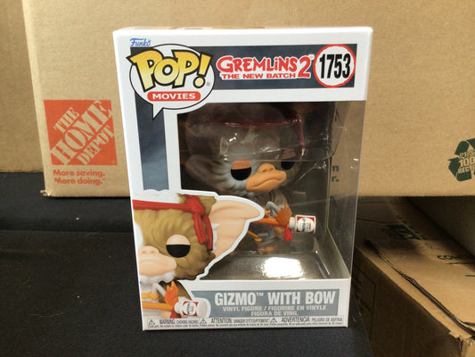 Brand New Gremlins 2 Gizmo with Bow Funko POP.