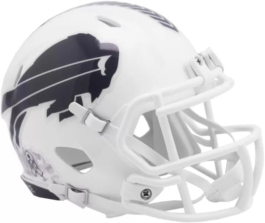 Buffalo Bills Salute to Service White Mini Helmet.