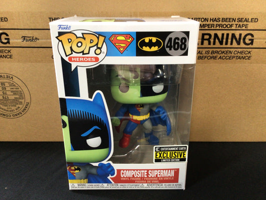 DC Composite Superman Entertainment Earth Exclusive Funko Pop #468